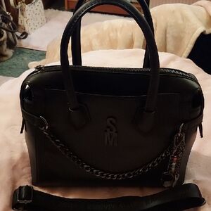 Steve Madden Black Satchel Bag